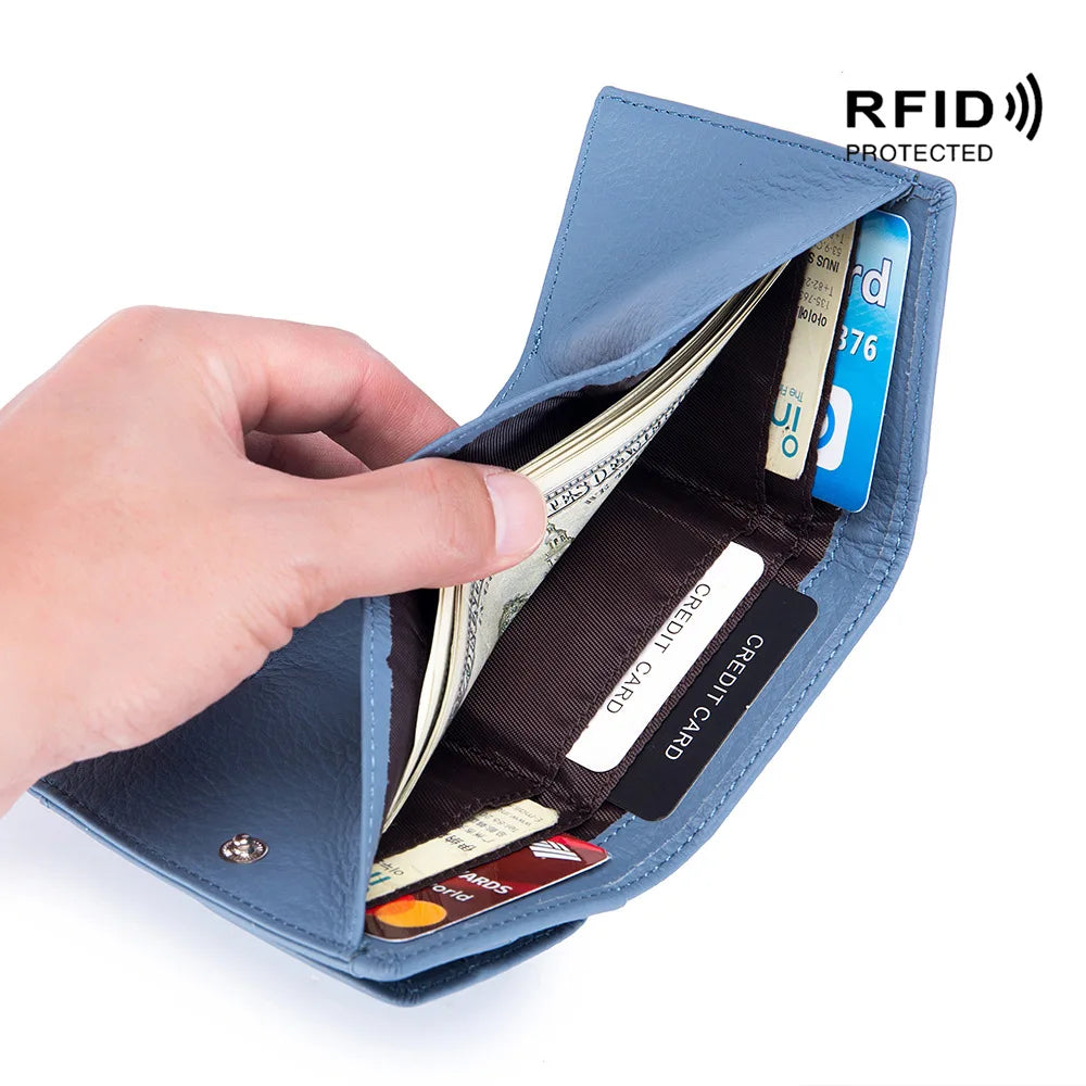 Mini Wallet Women's RFID Shielded Short Purse