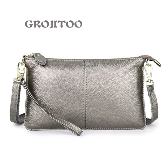 Soft Leather Wallet Head Cowhide Women's Straddle Bag