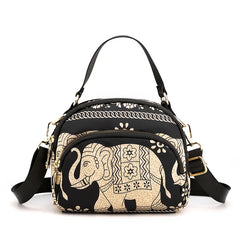 Nylon Cross Body Shoulder Bag Casual Zipper Messenger Bag