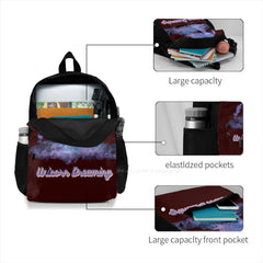 Galaxy Dreaming Unicorn Backpack School Laptop Travel Bag