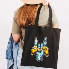 Gaming Controller Player Video Room Women Canvas Shopper Bag