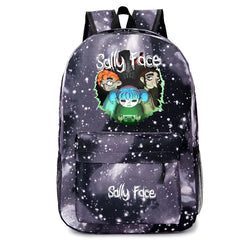 Sally Face Daily Backpack School Bags Laptop Rucksack