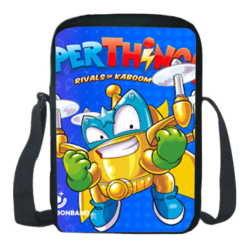 Superzings Shoulder Bag for Students - Kids Anime Messenger Bag