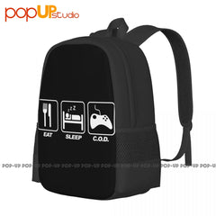 C.O.D. Gaming Call Duty Backpack Large Capacity Print Shoe Bag Eco Friendly