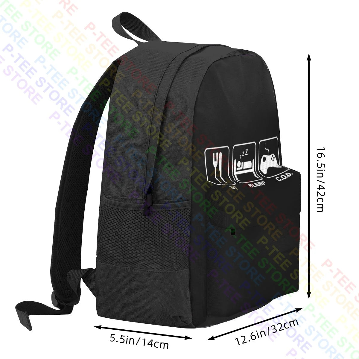 C.O.D. Gaming Call Duty Large Capacity Backpack Shoe Bag