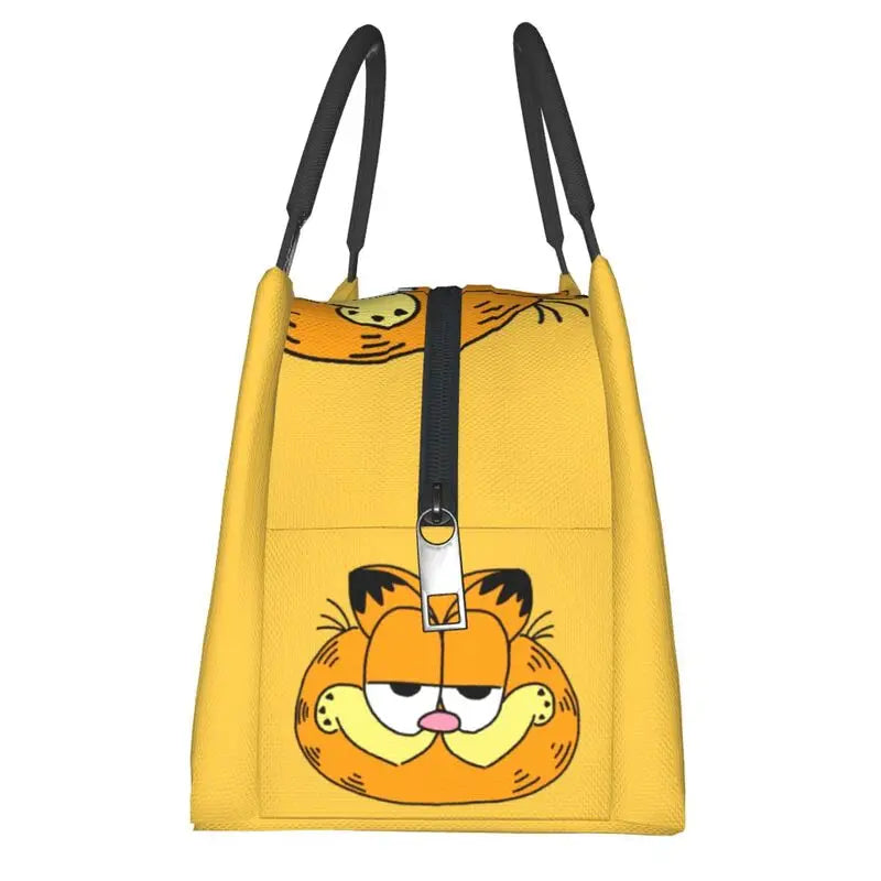 Garfield Cat Meme Lunch Box Waterproof Insulated Bag