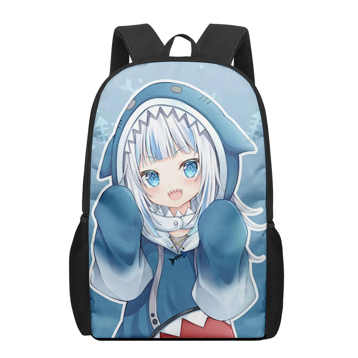 Gawr Gura hololive 3D Print School Bag Boys Girls Kids Backpack