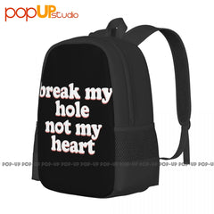 Gay Break Heart Hole Lgbt Pridegran Canaria Masc Fem Bottom Backpack
