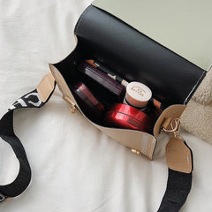 Geestock Crossbody Bag PU Leather Shoulder Pack