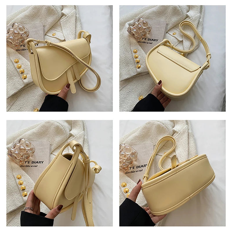 Geestock Shoulder Bag Women's Handbags High PU Leather Crossbody Messenger