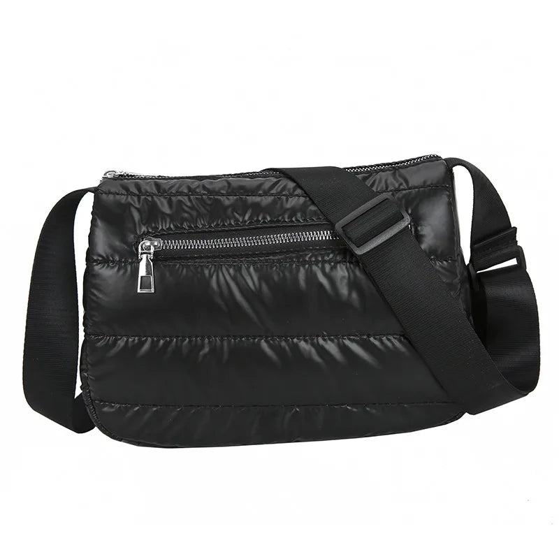 Geestock Space Shoulder Bags Crossbody Nylon Winter Warm Female Messenger