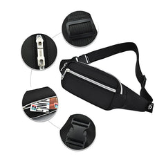 Geestock Waist Bag Pack Purse Men Fanny Pack Travel Cell Phone Fanny Bag
