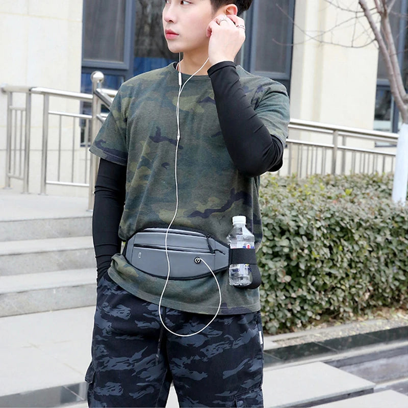 Geestock Waist Bag Pack Wallet Purse Belt Bag Pouch Canvas Travel Fanny Bags