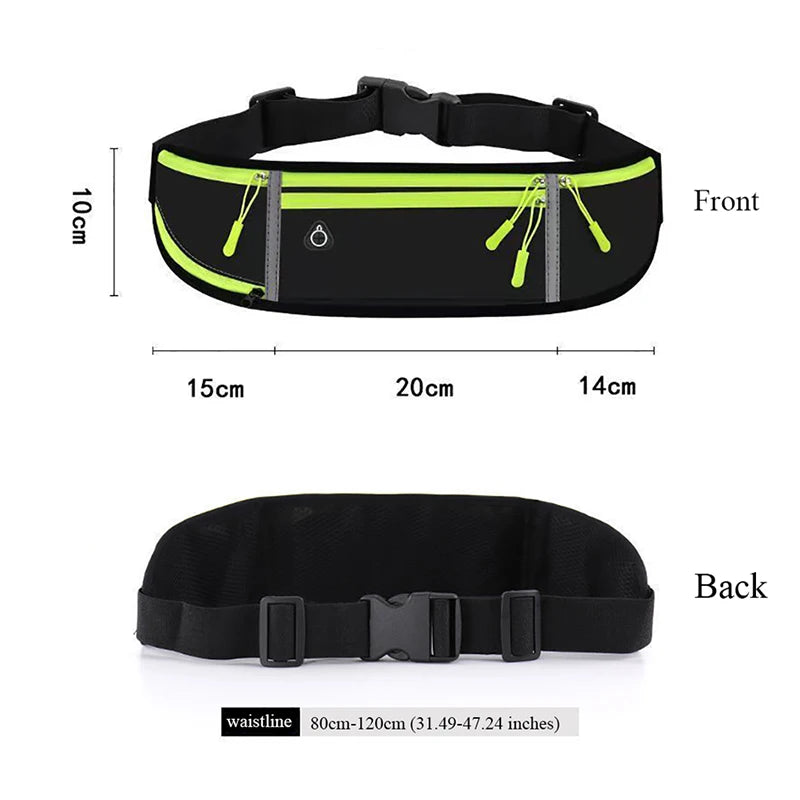 Geestock Running Waist Bag Pack for Men and Women, Hydration Cycling Pouch