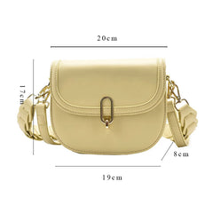 Geestock Shoulder Bag Woman Braided Shoulder Strap Crossbody Bags