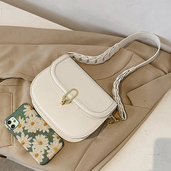 Geestock Shoulder Bag Woman Braided Shoulder Strap Crossbody Bags