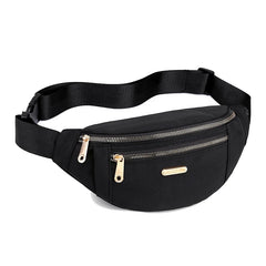 Geestock Women's Nylon Waist Bag Shoulder Crossbody Chest All-match Handbag