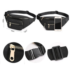 Geestock Waist Pack Bag Unisex Fanny Pack Hip Bum Bag for Outdoors