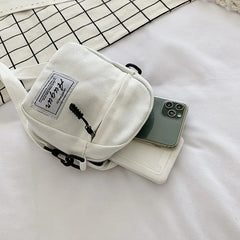 Geestock Women's Canvas Crossbody Shoulder Bag Patchwork Mini Shopper Purse