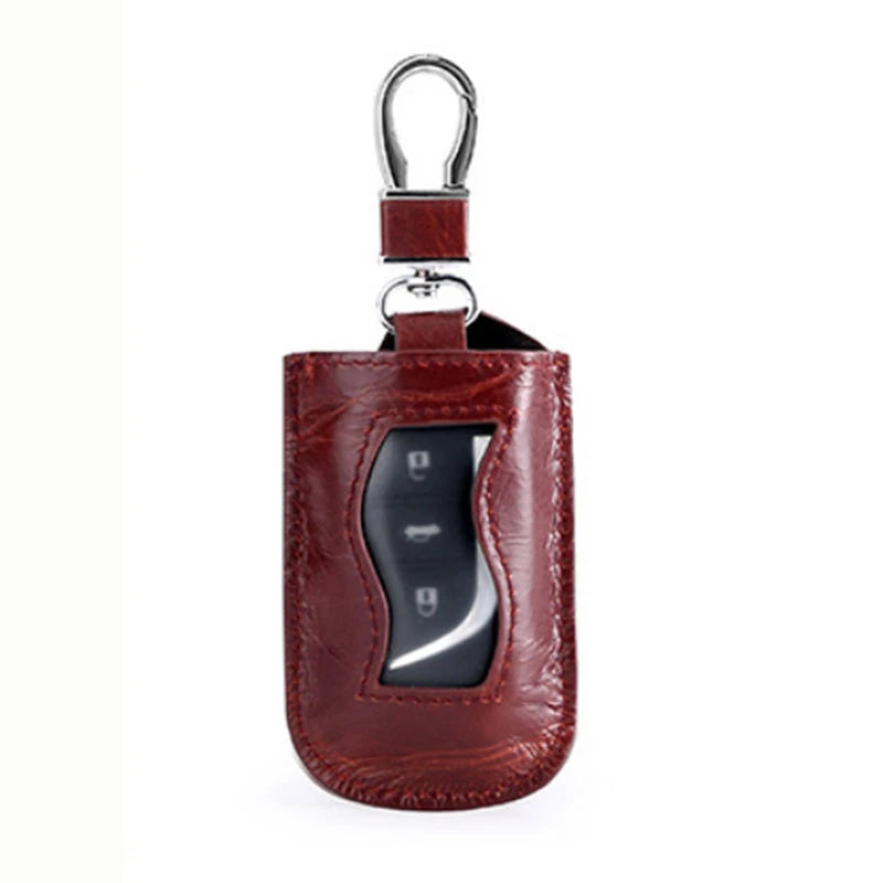 Leather Key Wallet for Women