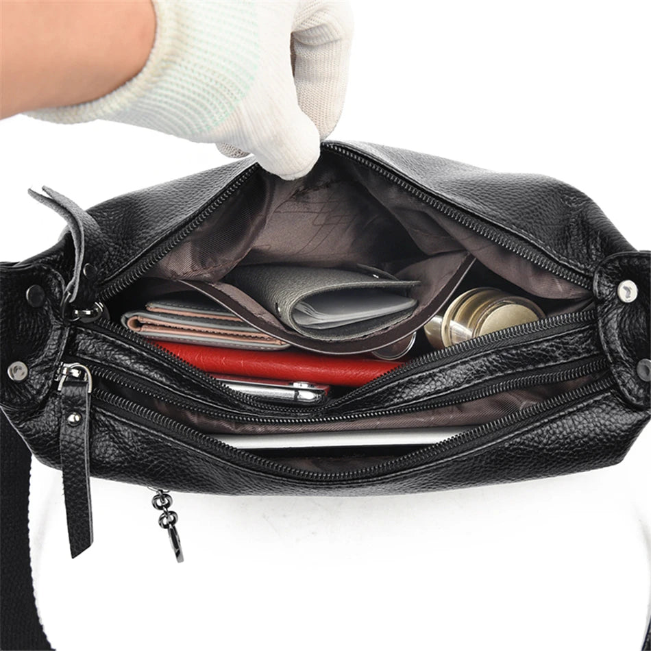 Fashionable Leather Shoulder Bag for Women