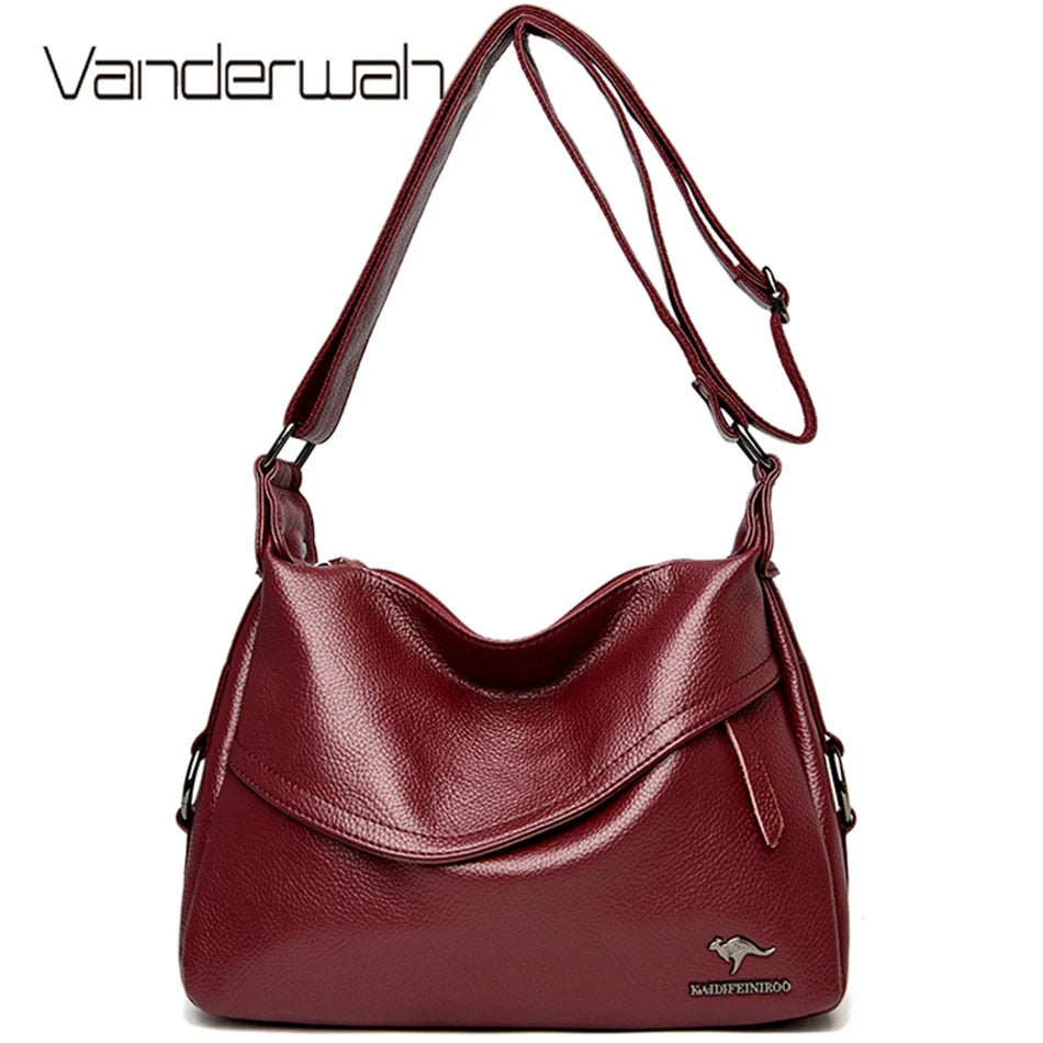 Fashionable Leather Shoulder Bag for Women