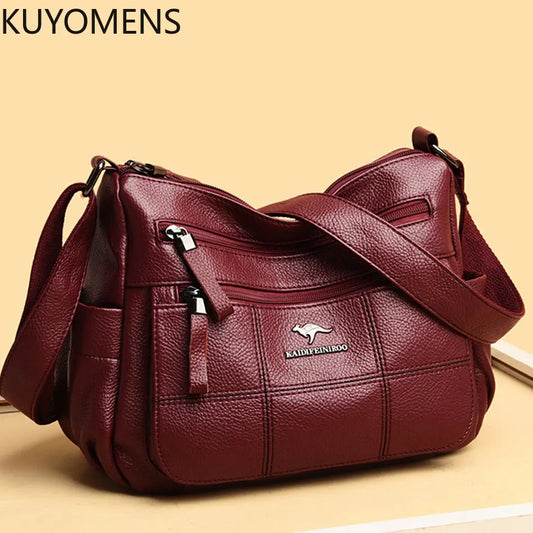 Soft Leather Women Bags Handbags Purses Shoulder Crossbody Messenger Sac