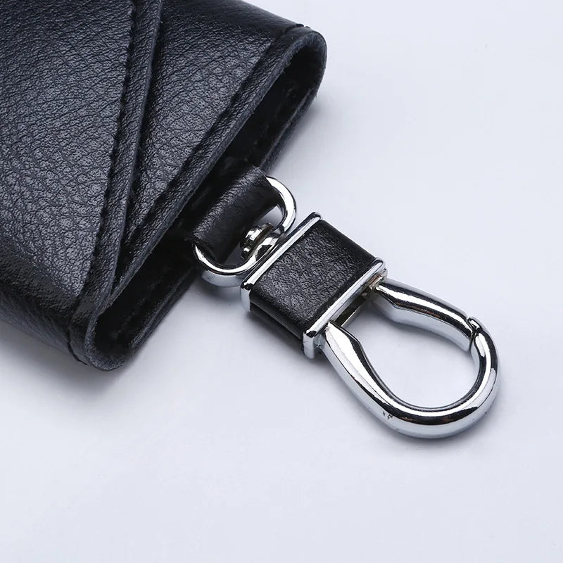 Cowhide Leather Car Key Bag Large Capacity Ysb-01s