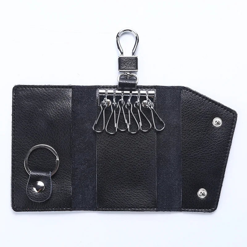 Cowhide Leather Car Key Bag Large Capacity Ysb-01s