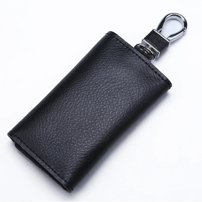Cowhide Leather Car Key Bag Large Capacity Ysb-01s