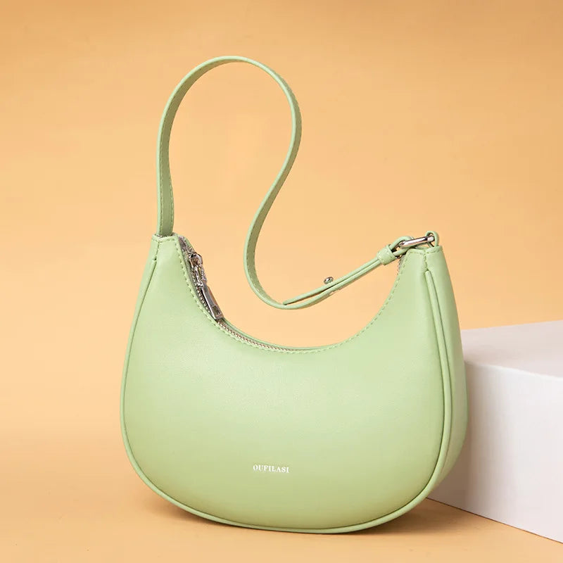 Leather Shoulder Hobo Bag Casual Handbag Female Purse