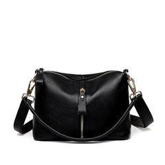Women's Leather Crossbody Tote Bag Natural Cowskin