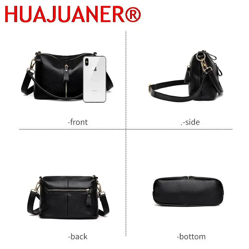 Small Leather Shoulder Crossbody Tote for Women Casual