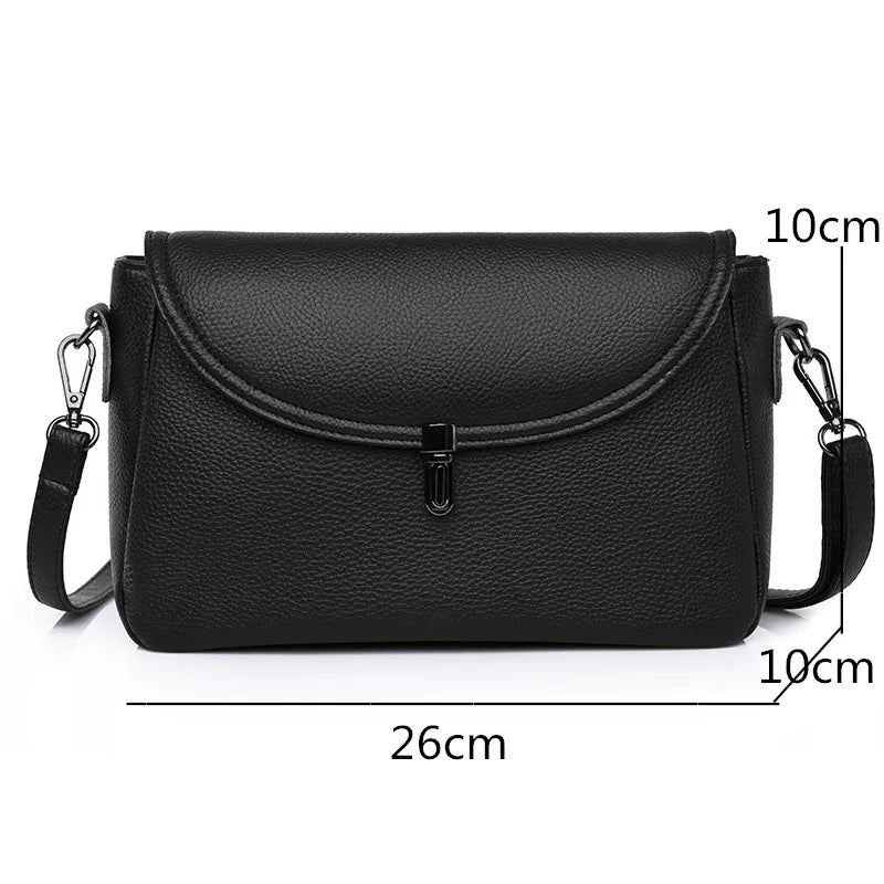 Leather Women's Shoulder Bag High Cowhide Messenger Casual Ladies Tote