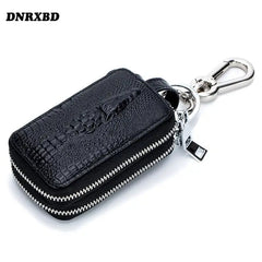Leather Car Key Holder Remote Protector Cover Key Case