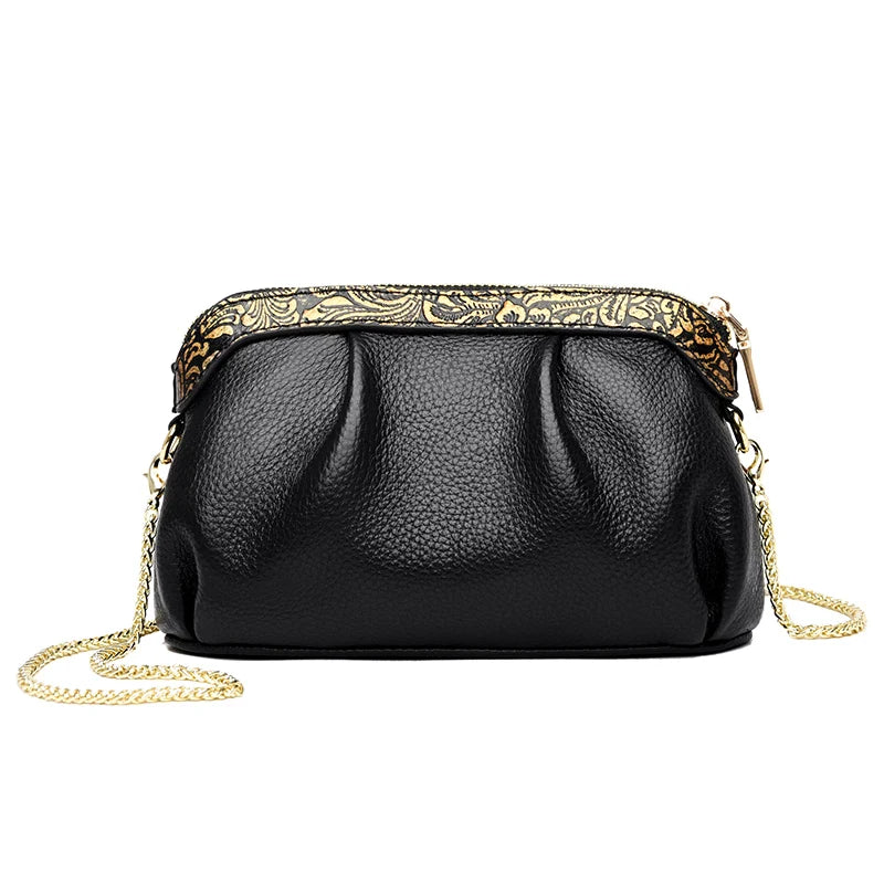 Casual Cow Leather Cross Body Bag Women Handbag