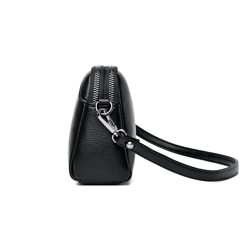Shell Cow Leather Crossbody Bag for Women