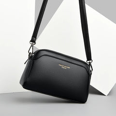 Shell Cow Leather Crossbody Bag for Women