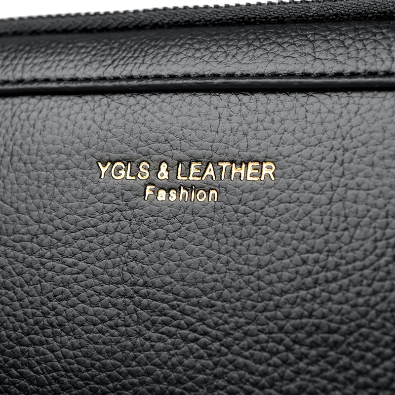 Shell Cow Leather Crossbody Bag for Women