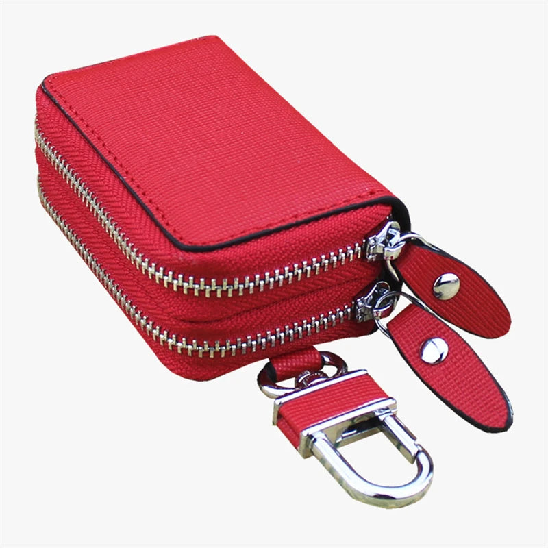 Leather Key Holder Car Key Bag Men Women Key Case