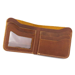 Men's Vintage Leather Bifold Wallet