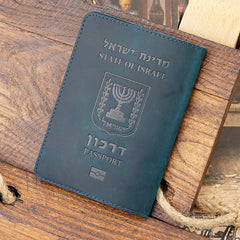 Leather Passport Cover Travel Wallet Passport Holder Unisex