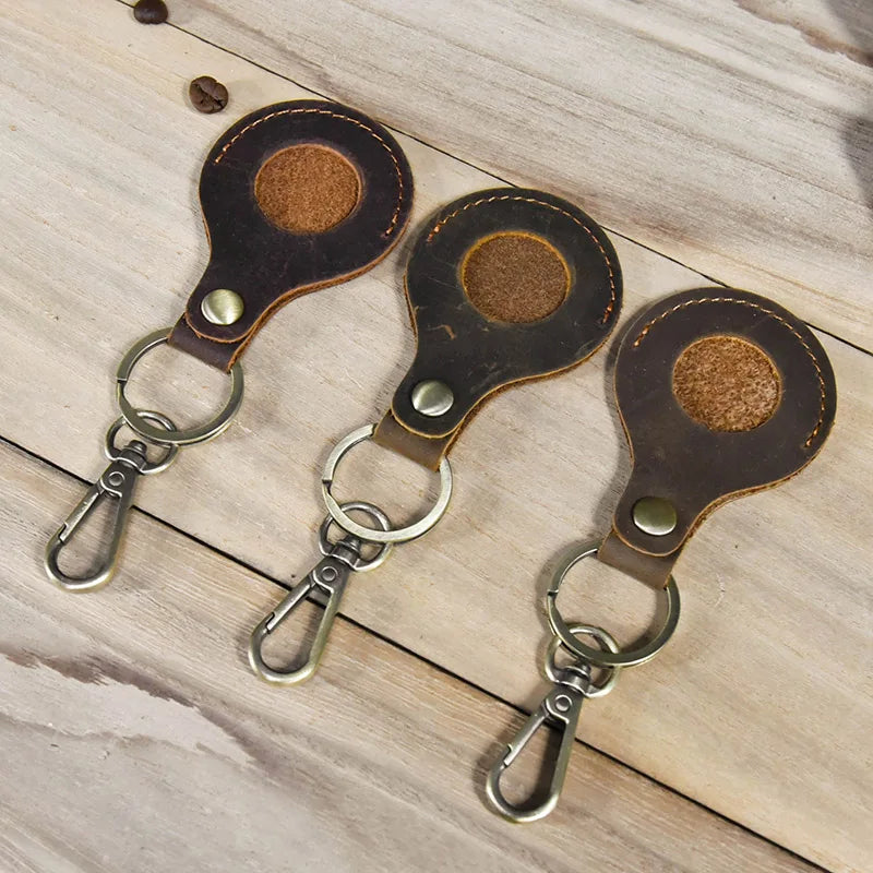 Leather Key Holder For Men Keychain Casual Key Pouch