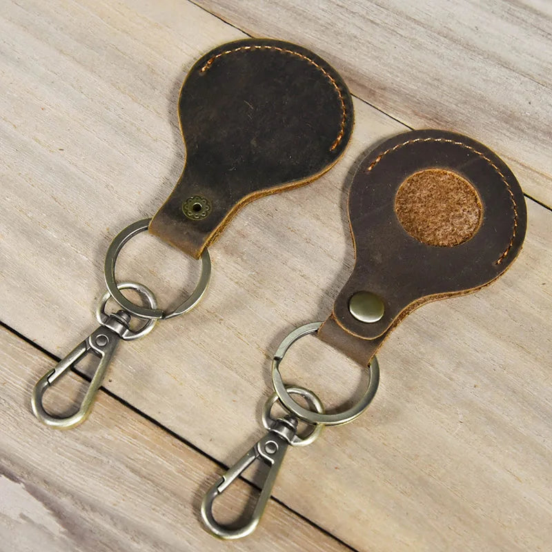 Leather Key Holder For Men Keychain Casual Key Pouch