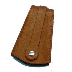 Leather Key Holder Large Capacity Key Organizer Pulling-Out Key Bag