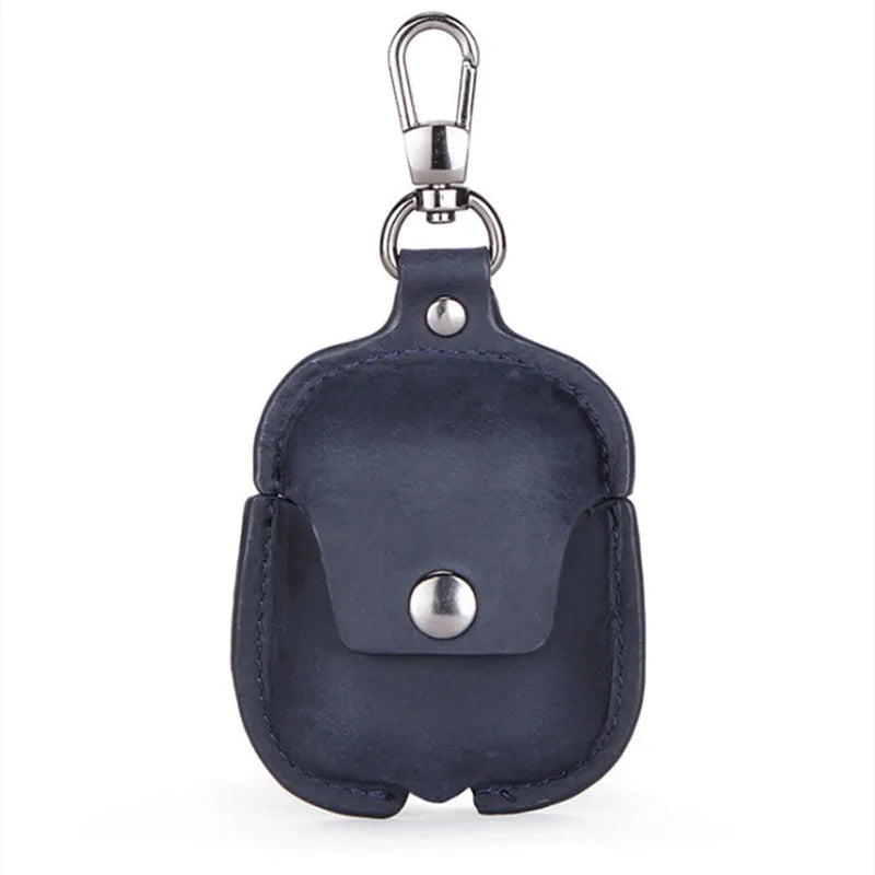 Leather Key Wallet Case Cover For AirPods Pro Men Women