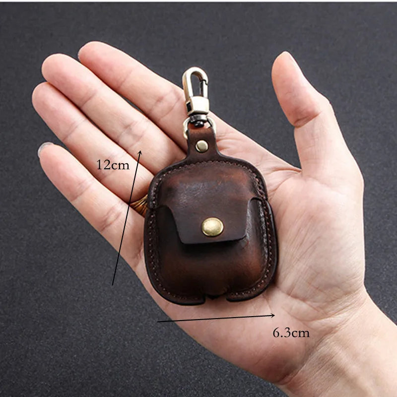 Leather Key Wallet Case Cover For AirPods Pro Men Women