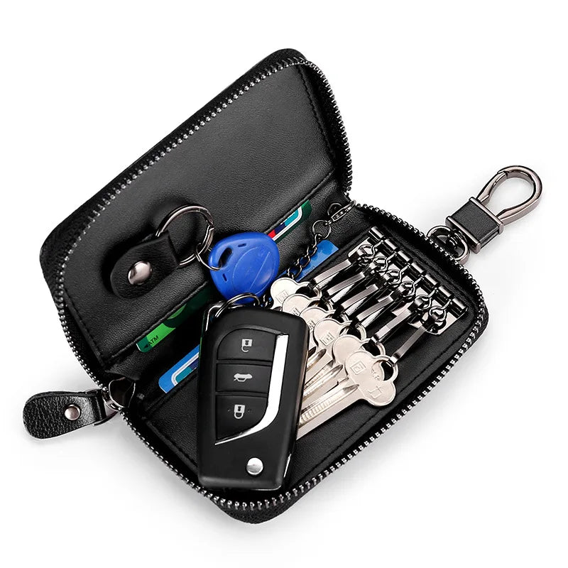 Leather Key Wallet Men & Women Organizer Bag KM01