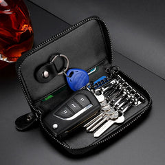 Leather Key Wallet Men & Women Organizer Bag KM01