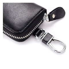 Leather Key Wallet Men Car Key Bag Function Key Case Ladies Housekeeper